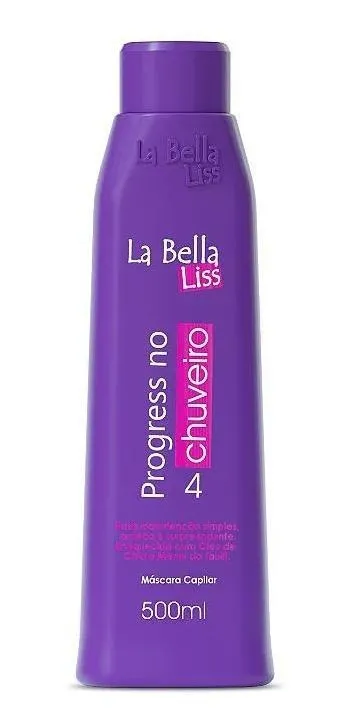 Máscara Capilar Progressiva 4 Chuveiro La Bella Liss 500ml
