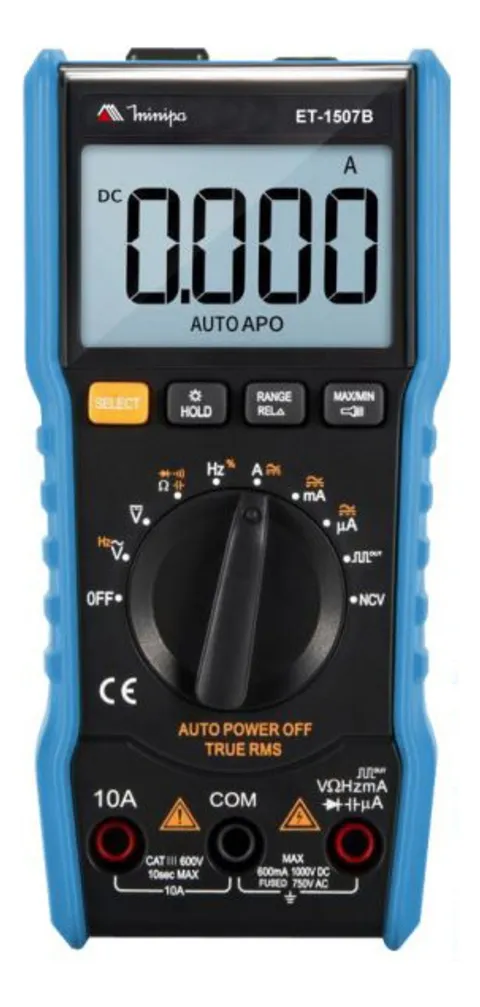 MULTIMETRO DIGITAL CAT III ET-1507B