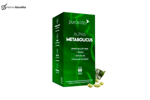 Melhor Suplemento Alpha Metabolicus – 60 Cápsulas – Puravida: