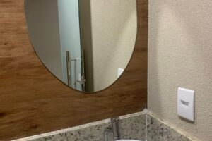 Espelho Orgânico para Banheiro: